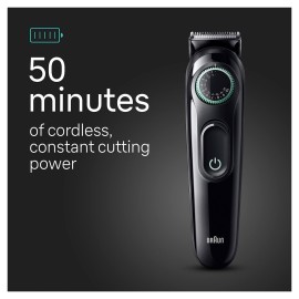 Braun All-In-One Style Kit Series 3 3430, 3-in-1 Trimmer for Men with Beard Trimmer, Ear & Nose Trimmer, Hair Clippers, Ultra-Sharp Blade, 20 Length Settings, Washable Braun All-In-One Style Kit Series 3 3430, 3-in-1 Trimmer for Men with Beard Trimmer, Ear & Nose Trimmer, Hair Clippers, Ultra-Sharp Blade, 20 Length Settings, Washable
