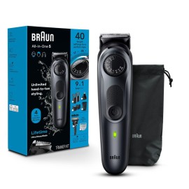 Braun All-in-One Style Kit Series 5 5470, 9-in-1 Trimmer for Men w/Beard Trimmer, Body Trimmer for Manscaping, Gillette Fusion5 ProGlide Razor, 40 Length Settings, Rechargeable Battery, Cordless Braun All-in-One Style Kit Series 5 5470, 9-in-1 Trimmer for Men w/Beard Trimmer, Body Trimmer for Manscaping, Gillette Fusion5 ProGlide Razor, 40 Length Settings, Rechargeable Battery, Cordless