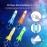 Helicopter Flashlight Keychain Rocket LED Flashlight for kids Space Party Favors Helicopter Key Ring Astronaut Party Favors24 Pcs