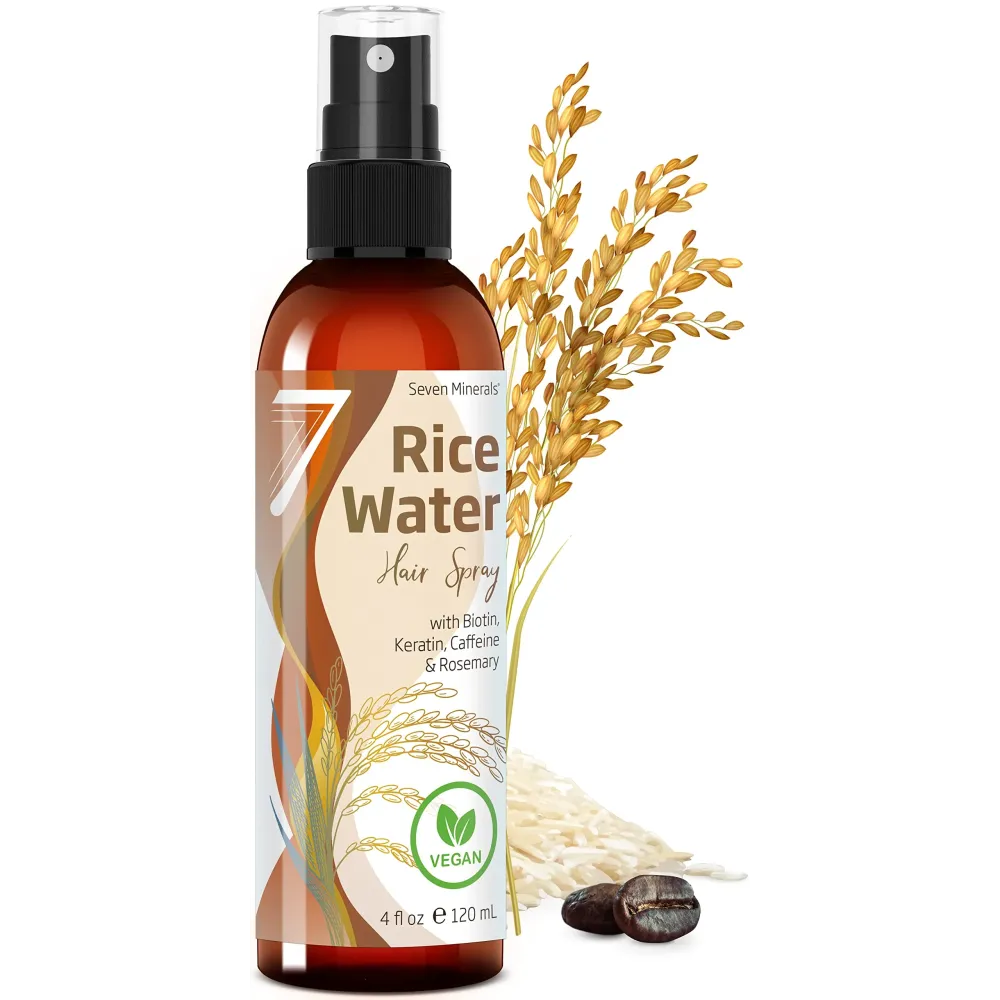 NEW Fermented Rice Water for Hair Growth - Infused with Rosemary, Biotin, Caffeine, Keratin Vegan Non-Greasy Spray Naturally Thicker, Longer, Softer Men & Women (4 fl oz) NEW Fermented Rice Water for Hair Growth - Infused with Rosemary, Biotin, Caffeine, Keratin Vegan Non-Greasy Spray Naturally Thicker, Longer, Softer Men & Women (4 fl oz)
