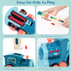 200 PCS Domino Train Toy Set, Automatic Dominoes Building and Stacking Creative Game, Electric Dominos Stem Montessori Toy for Kids Games 4-6, Autistic Birthday Gifts Boys Girls Age 3 4 5 6 Year Old 200 PCS Domino Train Toy Set, Automatic Dominoes Building and Stacking Creative Game, Electric Dominos Stem Montessori Toy for Kids Games 4-6, Autistic Birthday Gifts Boys Girls Age 3 4 5 6 Year Old