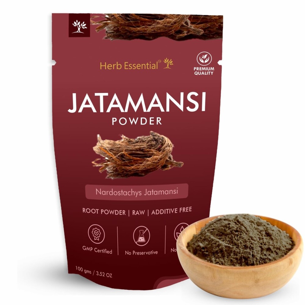Herb Essenial 100% Natural Jatamansi Root Powder, Nardostachys Jatamansi, Natural Spikenard for Strong Hair & Vegan, Non-GMO- 3.52 Oz (Pack of 1) 100g Herb Essenial 100% Natural Jatamansi Root Powder, Nardostachys Jatamansi, Natural Spikenard for Strong Hair & Vegan, Non-GMO- 3.52 Oz (Pack of 1) 100g