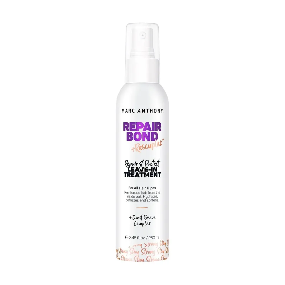 Marc Anthony Repairing Leave-In Conditioner, 8.45 fl oz - Repairs, Strengthens & Maintains Bonds within Hair - Eliminates Frizz, Flyaways & Reduce Breakage - Dry & Damaged Hair Marc Anthony Repairing Leave-In Conditioner, 8.45 fl oz - Repairs, Strengthens & Maintains Bonds within Hair - Eliminates Frizz, Flyaways & Reduce Breakage - Dry & Damaged Hair
