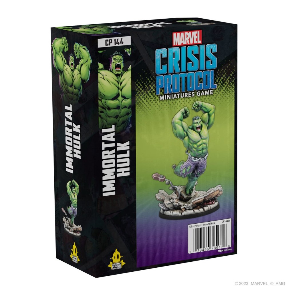 Marvel: Crisis Protocol Immortal Hulk CHARACTER PACK - Unleash the Eternal Smash! Tabletop Superhero Game, Ages 14+, 2 Players, 90 Minute Playtime, Made by Atomic Mass Games