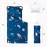 Wake In Cloud - Cot Nap Mat with Pillow and Blanket, for Toddler Kids Boys Girls in Daycare Kindergarten Preschool Pre K with Elastic Corner Straps, Spaces Stars Planet Galaxy, Blue White Red