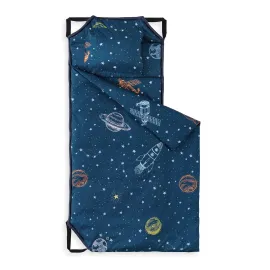 Wake In Cloud - Cot Nap Mat with Pillow and Blanket, for Toddler Kids Boys Girls in Daycare Kindergarten Preschool Pre K with Elastic Corner Straps, Spaces Stars Planet Galaxy, Navy White Orange Wake In Cloud - Cot Nap Mat with Pillow and Blanket, for Toddler Kids Boys Girls in Daycare Kindergarten Preschool Pre K with Elastic Corner Straps, Spaces Stars Planet Galaxy, Navy White Orange