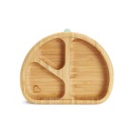 Munchkin Bambou Divided Suction Plate - Eco-Friendly Bamboo Dinnerware for Babies and Toddlers