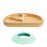 Munchkin Bambou Divided Suction Plate - Eco-Friendly Bamboo Dinnerware for Babies and Toddlers