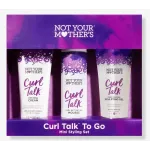 Not Your Mothers Curl Talk To Go Mini Styling SET. Defining Cream And Curl Activating Mousse.