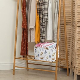 NTAOHAMPER Rectangular Storage Basket,Collapsible Toys Bin,Books Box,Gift Basket,Room Decor(Animal)