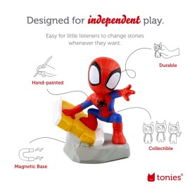 Tonies Spidey Audio Toy Figurine from Marvel\'s Spidey & His Amazing Friends Tonies Spidey Audio Toy Figurine from Marvel\'s Spidey & His Amazing Friends