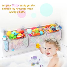 Ligereza Mesh Bathtub Toy Holder - Prevents Spots, Quick Drying, Ages 4-8 Ligereza Mesh Bathtub Toy Holder - Prevents Spots, Quick Drying, Ages 4-8