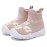 MORENDL Toddler Sock Shoes Baby Walking Shoes Infant Slippers Boys & Girls Non-Slip Sneakers Beige Flower 9-12 Months