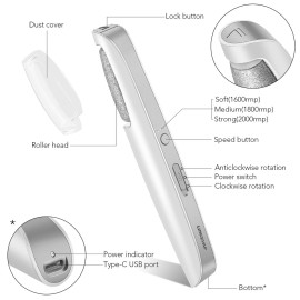 LINKEVAP Electric Callus Remover for Feet, Professional Pedicure Kit Foot Scrubber for Dry, Dead, Cracked, Hard Skin, at Home Feet Spa Care Kit for Men & Women (Cold White) LINKEVAP Electric Callus Remover for Feet, Professional Pedicure Kit Foot Scrubber for Dry, Dead, Cracked, Hard Skin, at Home Feet Spa Care Kit for Men & Women (Cold White)