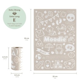 Disposable Diaper Bags (90 BAGS TOTAL) | LAVENDER SCENTED Dirty Diaper Bags Disposable (6 Refill Rolls 9x 13) | Leak Proof Diaper Trash Bags on the Go | Baby Poop Bags | Travel Diaper Bags Refill Disposable Diaper Bags (90 BAGS TOTAL) | LAVENDER SCENTED Dirty Diaper Bags Disposable (6 Refill Rolls 9x 13) | Leak Proof Diaper Trash Bags on the Go | Baby Poop Bags | Travel Diaper Bags Refill