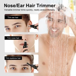 XOOMRSCP Nose Hair Trimmer for Men, 2025 Painless USB Rechargeable Nose Hair Trimmer, Ear and Nose Hair Trimmer for Men, Professional Facial Hair Trimmer with IPX7 Waterproof Dual Edge Blades XOOMRSCP Nose Hair Trimmer for Men, 2025 Painless USB Rechargeable Nose Hair Trimmer, Ear and Nose Hair Trimmer for Men, Professional Facial Hair Trimmer with IPX7 Waterproof Dual Edge Blades