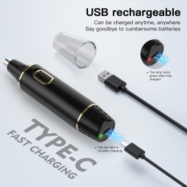 XOOMRSCP Nose Hair Trimmer for Men, 2025 Painless USB Rechargeable Nose Hair Trimmer, Ear and Nose Hair Trimmer for Men, Professional Facial Hair Trimmer with IPX7 Waterproof Dual Edge Blades XOOMRSCP Nose Hair Trimmer for Men, 2025 Painless USB Rechargeable Nose Hair Trimmer, Ear and Nose Hair Trimmer for Men, Professional Facial Hair Trimmer with IPX7 Waterproof Dual Edge Blades