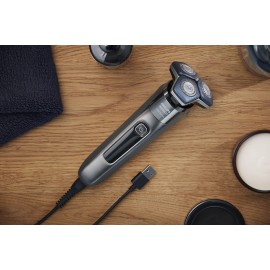Philips Norelco Shaver 7200, Rechargeable Wet & Dry Electric Shaver with SenseIQ Technology and Pop-up Trimmer, S7887/82
