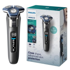 Philips Norelco Shaver 7200, Rechargeable Wet & Dry Electric Shaver with SenseIQ Technology and Pop-up Trimmer, S7887/82