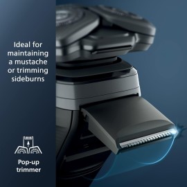 Philips Norelco Shaver 7800, Rechargeable Wet & Dry Electric Shaver with SenseIQ Technology, Quick Clean Pod, Charging Stand, Travel Case and Pop-up Trimmer, S7885/85 Philips Norelco Shaver 7800, Rechargeable Wet & Dry Electric Shaver with SenseIQ Technology, Quick Clean Pod, Charging Stand, Travel Case and Pop-up Trimmer, S7885/85