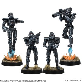 Asmodee Star Wars: Legion Imperial Dark Troopers Unit Expansion - Tabletop Miniatures Game, Strategy Game for Kids and Adults, Ages 14+, 2 Players, 3 Hour Playtime