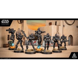 Asmodee Star Wars: Legion Imperial Dark Troopers Unit Expansion - Tabletop Miniatures Game, Strategy Game for Kids and Adults, Ages 14+, 2 Players, 3 Hour Playtime