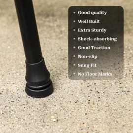 4Pcs Cane Tips 3/4 Inch Heavy Duty Rubber Cane Tips, Anti Slip TPR Replacement Rubber Tips for Canes, Walking Sticks, Hiking Stick, Seniors Crutches 4Pcs Cane Tips 3/4 Inch Heavy Duty Rubber Cane Tips, Anti Slip TPR Replacement Rubber Tips for Canes, Walking Sticks, Hiking Stick, Seniors Crutches