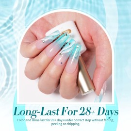 Born Pretty Jelly Gel Nail Polish Set Spring Summer Crystal Glass Translucent Pastel Gel Polish Blue Red Green Yellow Pink Soak Off UV Gel Polish 7ML 6PCS Born Pretty Jelly Gel Nail Polish Set Spring Summer Crystal Glass Translucent Pastel Gel Polish Blue Red Green Yellow Pink Soak Off UV Gel Polish 7ML 6PCS