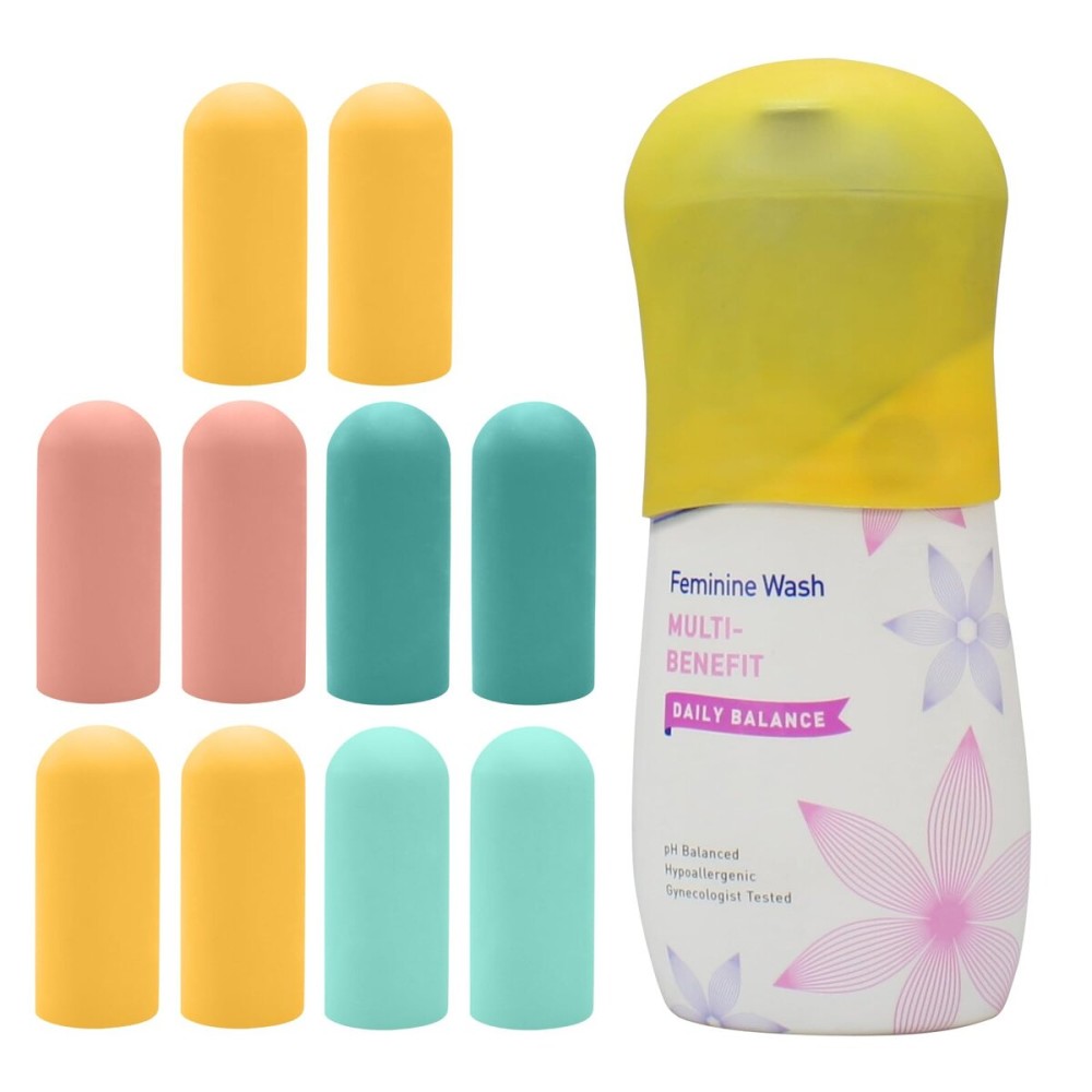 TRANOMOS 10 Pack Silicone Bottle Covers Travel Essentials for Women Men, Beach Vacation Essentials, Travel Size Toiletries Accessories, Cruise Ship Essentials 2025, Must Haves, Leak Proofing TRANOMOS 10 Pack Silicone Bottle Covers Travel Essentials for Women Men, Beach Vacation Essentials, Travel Size Toiletries Accessories, Cruise Ship Essentials 2025, Must Haves, Leak Proofing