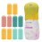 TRANOMOS 10 Pack Silicone Bottle Covers Travel Essentials for Women Men, Beach Vacation Essentials, Travel Size Toiletries Accessories, Cruise Ship Essentials 2025, Must Haves, Leak Proofing