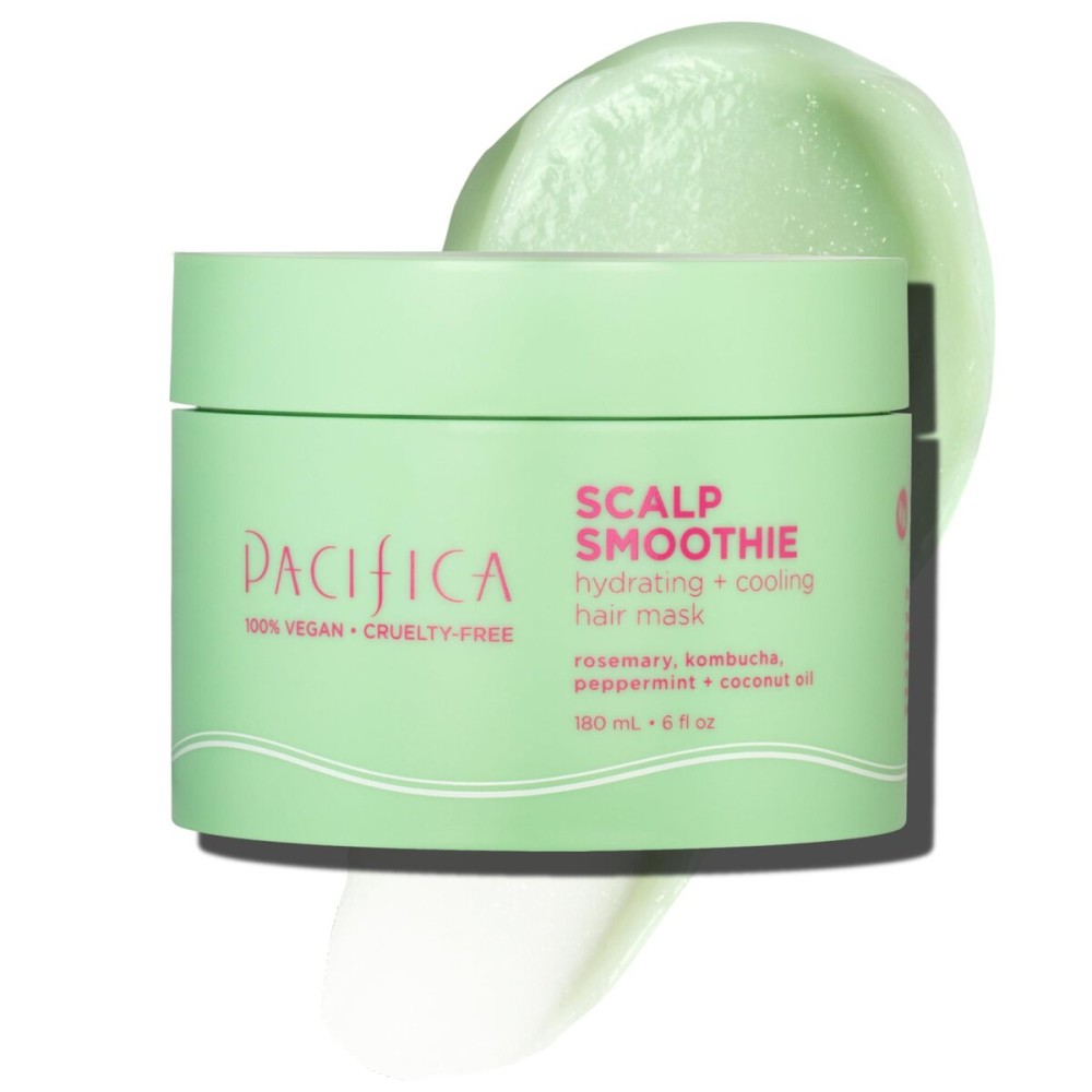 Pacifica Scalp Smoothie Hydrating Scalp Treatment & Leave-On Hair Mask, Cooling Relief for Dry, Flaky, Itchy Scalp & Thinning Hair, Vegan & Cruelty-Free, 6 fl oz Pacifica Scalp Smoothie Hydrating Scalp Treatment & Leave-On Hair Mask, Cooling Relief for Dry, Flaky, Itchy Scalp & Thinning Hair, Vegan & Cruelty-Free, 6 fl oz