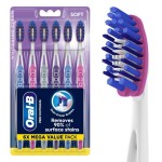 Oral-B 3D White Pro-Flex Toothbrushes, Soft, 6 Count