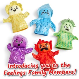 hand2mind Feelings Family Hand Puppets, Sensory Play Therapy Toys, Emotions for Toddlers, Dramatic Play Toys, Social Skills for Kids, Social Emotional Learning Activities, Calm Down Corner Supplies hand2mind Feelings Family Hand Puppets, Sensory Play Therapy Toys, Emotions for Toddlers, Dramatic Play Toys, Social Skills for Kids, Social Emotional Learning Activities, Calm Down Corner Supplies