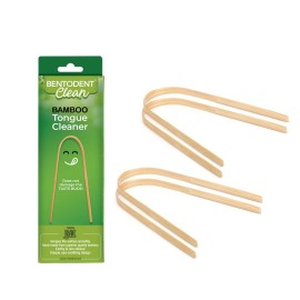 Bentodent Bamboo Tongue Cleaner (Pack of 4) Bentodent Bamboo Tongue Cleaner (Pack of 4)
