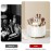 Diesisa Makeup Brush Holder Organizer,360 Rotating Makeup Brush Organizer,5 Slot Make up Brushes Cup for Cosmetics, Nail Polish, Art Supply, Bathroom Vanity Desktop Organizer - White