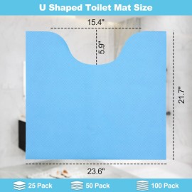 Upgraded 25 Pack Disposable Toilet Mats,Super Absorbent Toilet Floor Protector from Urine,Disposable Toilet Floor Mat for Urine,U Shaped Toilet Mat for Urine,Around Toilet Floor Protector 24 x 22 Upgraded 25 Pack Disposable Toilet Mats,Super Absorbent Toilet Floor Protector from Urine,Disposable Toilet Floor Mat for Urine,U Shaped Toilet Mat for Urine,Around Toilet Floor Protector 24 x 22