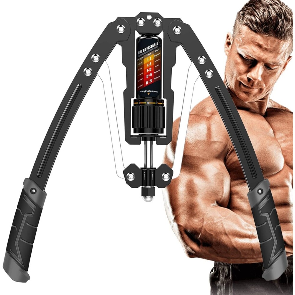 EAST MOUNT Twister Arm Exerciser - Adjustable 22-440lbs Hydraulic Power, Home Chest Expander, Shoulder Muscle Training Fitness Equipment, Arm Enhanced Exercise Strengthener. EAST MOUNT Twister Arm Exerciser - Adjustable 22-440lbs Hydraulic Power, Home Chest Expander, Shoulder Muscle Training Fitness Equipment, Arm Enhanced Exercise Strengthener.
