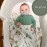 LollyBanks Baby Swaddle Blanket, 100% Cotton Muslin Blankets for Boys, Large 47 x 47 Inches Baby Receiving Blanket, Soft and Breathable Infant Swaddle, Baby Essentials, Registry (Golf Print)