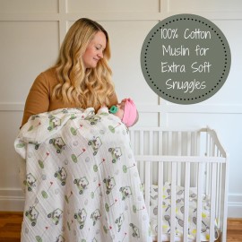 LollyBanks Baby Swaddle Blanket, 100% Cotton Muslin Blankets for Boys, Large 47 x 47 Inches Baby Receiving Blanket, Soft and Breathable Infant Swaddle, Baby Essentials, Registry (Golf Print) LollyBanks Baby Swaddle Blanket, 100% Cotton Muslin Blankets for Boys, Large 47 x 47 Inches Baby Receiving Blanket, Soft and Breathable Infant Swaddle, Baby Essentials, Registry (Golf Print)