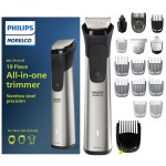 Norelco Philips Multigroom 7000 Series, All-in-One Trimmer, Beard Trimmer and Hair Clipper, 19-Piece Men\'s Grooming Kit for Beard, Head, Hair, Body, and Face, Soft Pouch, MG7910/49
