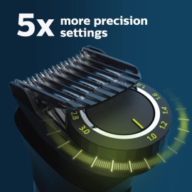 Norelco Philips Multigroom 7000 Series, All-in-One Trimmer, Beard Trimmer and Hair Clipper, 19-Piece Men\'s Grooming Kit for Beard, Head, Hair, Body, and Face, Soft Pouch, MG7910/49