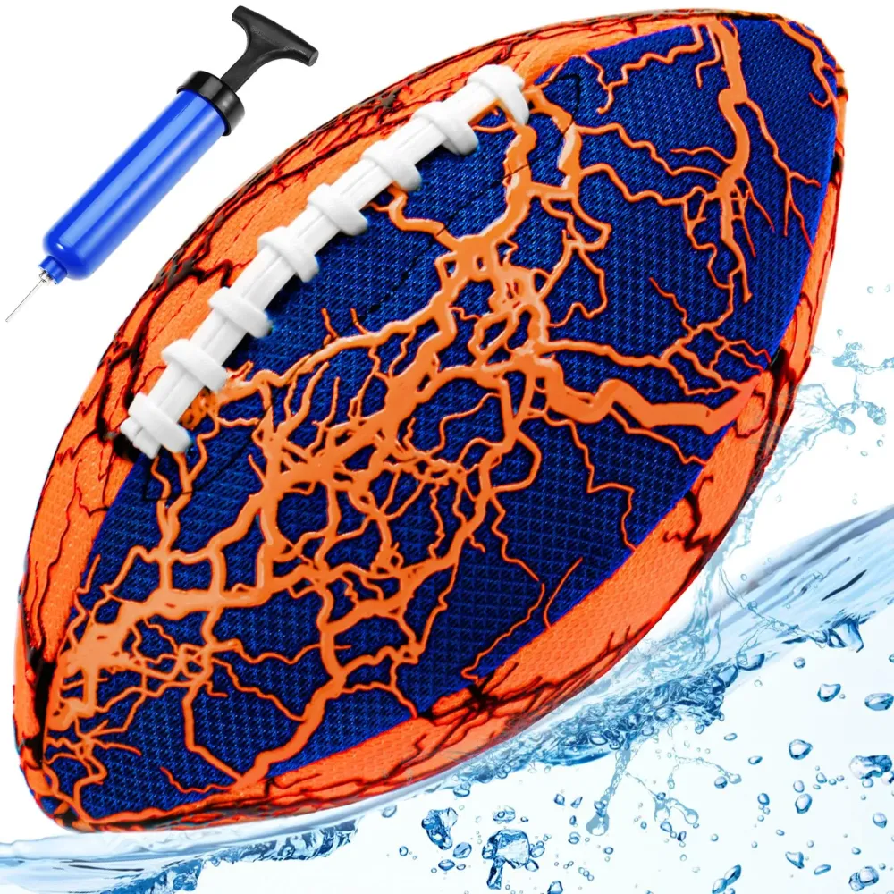 Jasonwell Pool Beach Water Football - Waterproof Football Strong Grip Fun Pool Toys Games for Swimming Pools Beach Lake Park Backyard Outdoor Play for Kids Children Teens Adults Family