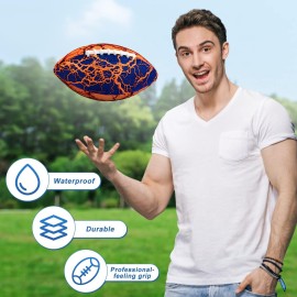 Jasonwell Pool Beach Water Football - Waterproof Football Strong Grip Fun Pool Toys Games for Swimming Pools Beach Lake Park Backyard Outdoor Play for Kids Children Teens Adults Family