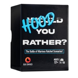 Doin\' The Most - Hood You Rather: Urban Black Culture Party. Games for Adults with an Unforgettable Hood Spin on Fun Card Game for Game Night. 200 Mind-Blowing Cards. Ages 17+