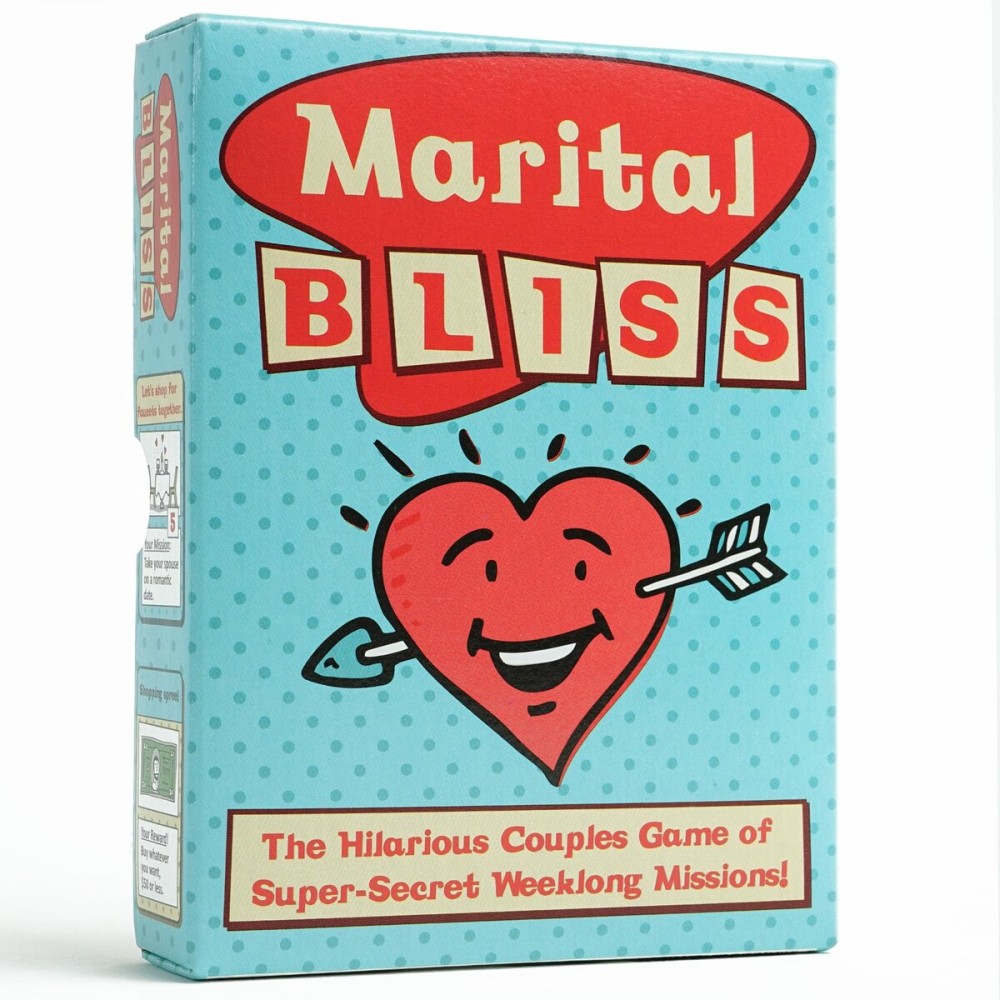 Marital Bliss Couples Gift - Better Marriages Through Subterfuge - Surprisingly Strategic, Sneaky, Healthy, and Romantic Card Game Adventure Ideas for Newlyweds, Husband, Wife, and Date Night Marital Bliss Couples Gift - Better Marriages Through Subterfuge - Surprisingly Strategic, Sneaky, Healthy, and Romantic Card Game Adventure Ideas for Newlyweds, Husband, Wife, and Date Night