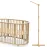 Lanttoe Crib Mobile Arm Wooden Floorstanding - 61 Inches Mobile Arm for Crib|Movable Baby Mobile Hanger|Strong Anti-Dumping Attachment|100% Natural EU Beech Wood|Thicker Wooden Pole|Boho Nursery Decor