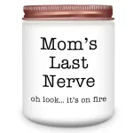 Homsolver Gifts for Mom from Daughter Son, Best Mom Gifts, Funny Mom, Birthday Thanksgiving for Mom Stepmother Adoptive Mother, Mom\'s Last Nerve