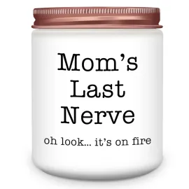 Homsolver Gifts for Mom from Daughter Son, Best Mom Gifts, Funny Mom, Birthday Thanksgiving for Mom Stepmother Adoptive Mother, Mom\'s Last Nerve
