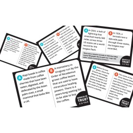 Plausibility - A Trivia Game for Teens and Adults, Guess Which Fact is True?