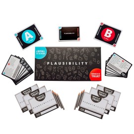 Plausibility - A Trivia Game for Teens and Adults, Guess Which Fact is True?